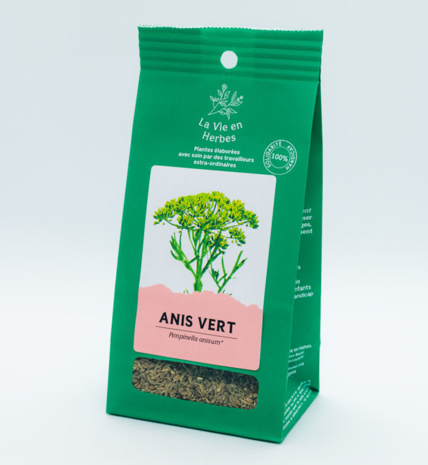 tisane la vie en herbes anis vert