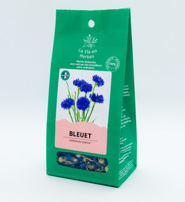 tisane la vie en herbes bleuet