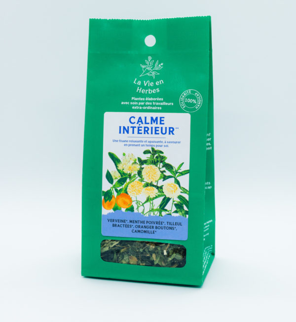 tisane la vie en herbes calme intérieur