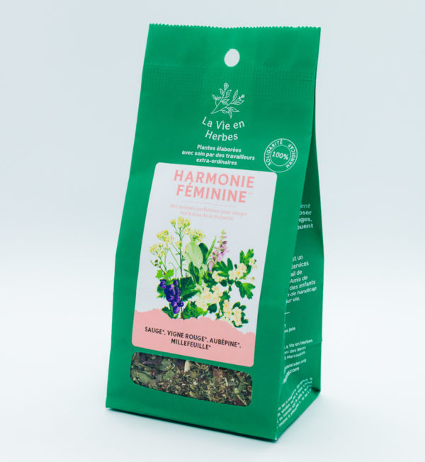 tisane la vie en herbes harmonie féminine