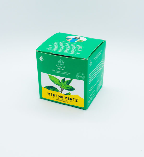 tisane la vie en herbes menthe verte