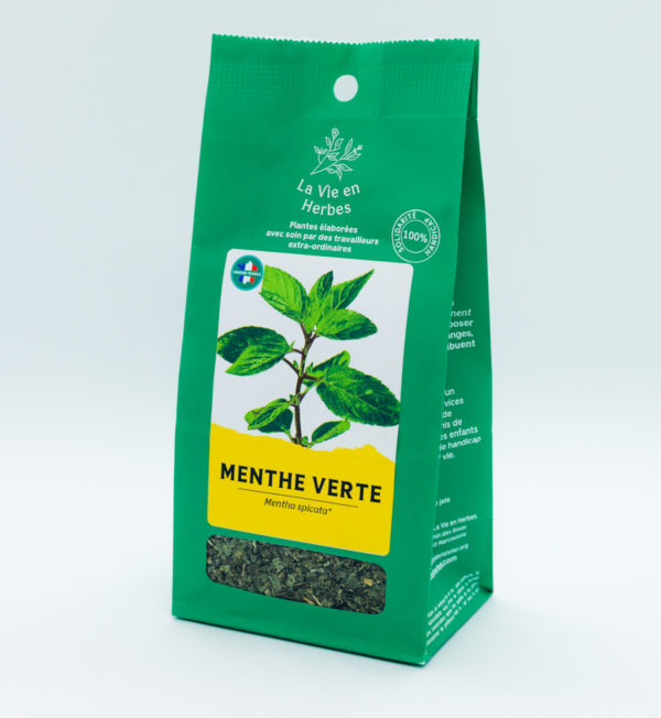 tisane la vie en herbes menthe verte