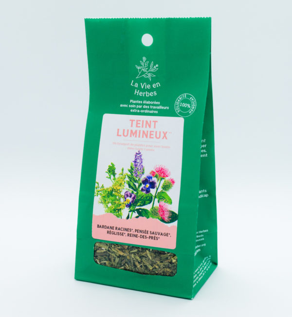 tisane la vie en herbes teint lumineux