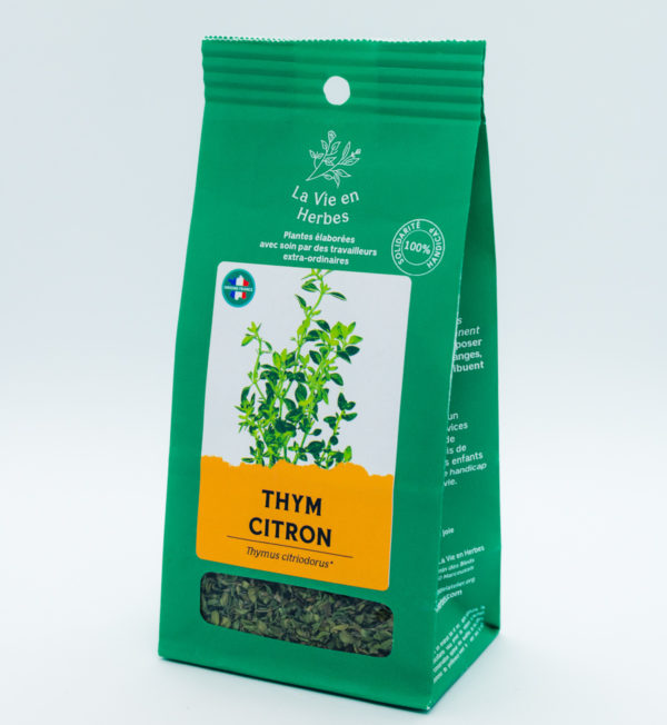 tisane la vie en herbes thym citron