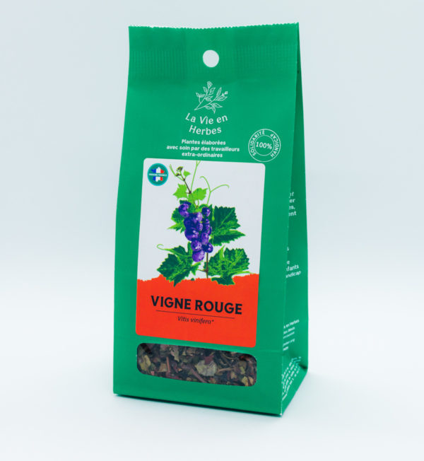 tisane la vie en herbes vigne rouge